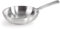 LACOR - 45428 - Sartén Foodie, Sartén Sin Antiadherente, Compatible con todo tipo de Cocina, Ecológica, Fondo Termo Difusor, Acero Inoxidable, ø28cm, Gris