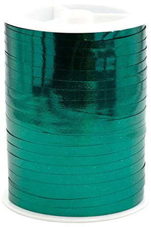 Star Geschenkband Ringelband Polyband 5mm x 250m Metallic Farbe: dunkelgrün