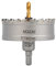 Mollom (92mm | 3-5/8) Sierra de Corona de T.C.T Carburo Broca con 2 Brocas,Punta de carburo de tungsteno para Metal Duro,Acero,Hierro,Cobre,Madear,Latón,Plástico