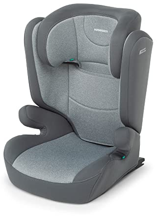 Foppapedretti Seggiolino Auto Time I-Size, per bambini da 100 a 150 cm di altezza, 3-12 anni, conforme ECE R129, Fissaggio Dualfix (Isofix e non), Safe Body Protection, Comfort Kid Pad, Silver