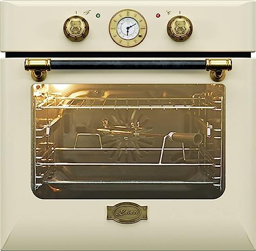 Kaiser Inbyggd ugn EH 6432 ElfBE, retro elektrisk ugn, 68 l, roterande spett, 10 funktioner, pizzafunktion