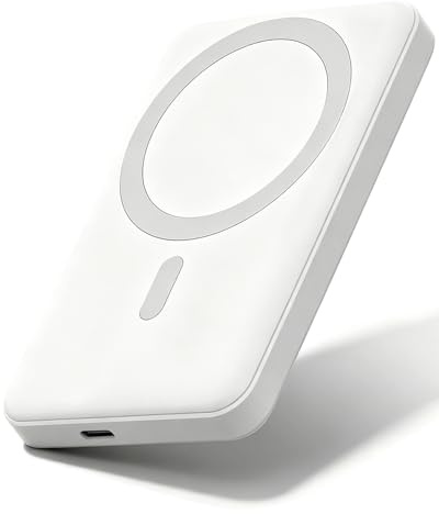 Power Bank, Ultra-Slim 10000mAh Wireless Portable Charger, 20W Magnetic Power Bank Fast Charging with USB-C in&Out, Battery Pack for iPhone Air/17/16/15/14/13/12 Plus/Pro/Pro Max, Samsung, Android