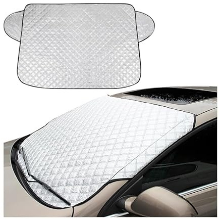 LSYZGRBC Couverture Pare Brise Avant Voiture,pour Peugeot 208 e-208/2008 2014-2024 Magnétiques Bâche Pare-Soleil Anti Givre Neige Soleil Repliable Universelle
