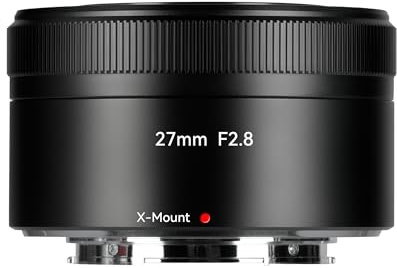 Objectif 7artisans AutoFocus 27 mm F2.8 APS-C, Grande Ouverture F2.8, Prise en Charge de la Reconnaissance Automatique/Manuelle du Visage/des Yeux, Compatible avec l'appareil Photo Fujifilm FX
