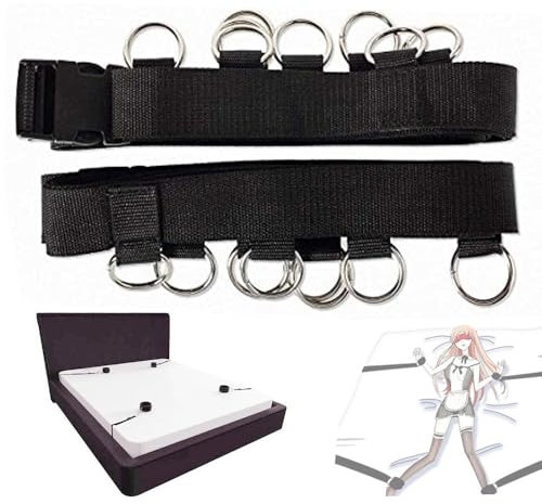 Manette fisse sul letto, braccialetti da letto con cinghie stabilizzatrici