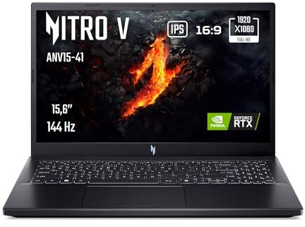 Acer Nitro V15 (ANV15-41-R3JR) Gaming 15,6 Full HD, IPS, 165Hz, Ryzen R5-7535HS, 16GB RAM, 512GB SSD, RTX 4050, Linux