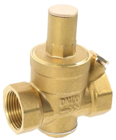 SHINEOFI Adjustable Water Pressure Reducer Valve for Rvs Irrigation Systems Durable Pressure Regulator for Engineering Domestic Use Easy Installation Convenient Control