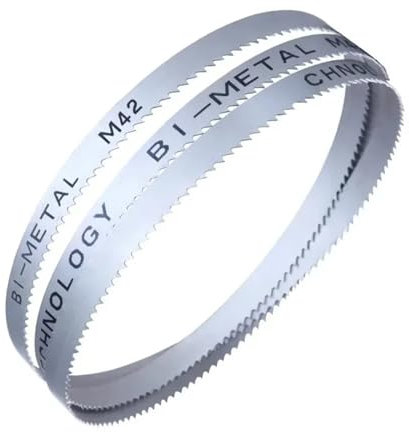 Hoja de sierra de cinta bimetálica M42 (1140, 1425, 1638 mm x 13 x 0,65 mm) for cortar madera, metal y aluminio.(14 tpi,1140mm)