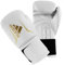 adidas Speed 50 Boxhandschuhe, mittlere Stufe, PU-Trainingshandschuhe, schwere Boxsack-Workouts und Sparring-Handschuhe, MMA, Kickboxen, Fitnessstudio, Männer, Frauen, Erwachsene, Kinder, 113 g, 170