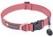 RUFFWEAR Hundehalsband Hi & Light, ultrastark und leicht, Starkes Tubelok-Gewebe, Aluminium-Leinenbefestigungsring und Schnalle, stilvolles Halsband, Salmon Pink (S, 28-36cm)