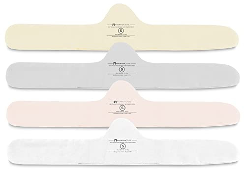More of Me to Love BH-foder i ekologisk bomull och bambu, 4-pack: pärlvit, ljusrosa, stengrå och gulbrun beige
