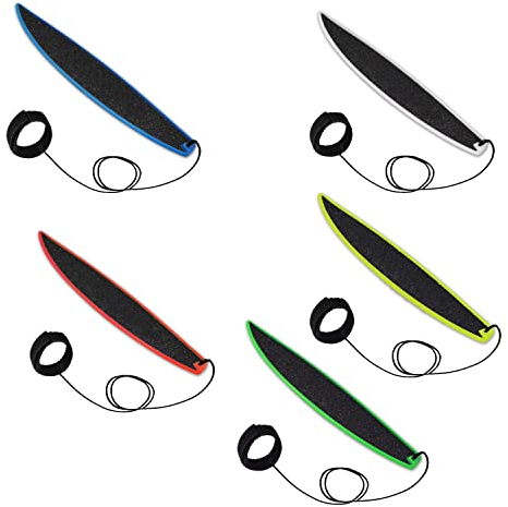 5er-Pack Surfbretter, Finger-Surfbretter, Mini-Surfbretter, tragbar, kreatives Fingerspitzen-Spielzeug für Kinder, Teenager, Erwachsene, Surfen jederzeit und überall (blau, grün, gelb, rot, weiß)