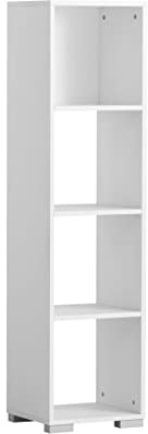 Schildmeyer Regal Carlos 153704, weiß, 36,3 x 33 x 142,7 cm