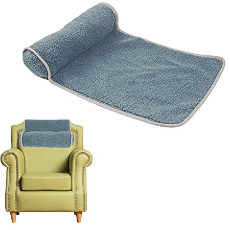 Xikangshun Nackenkissen für Liegestuhl und Sofa, 55 × 35 cm, hängende Liege, Nacken- und Kopfkissen, große Nackenrolle, Reisekissen für Auto/Outdoor-Stuhl und Sofa (Blau, 1 Stück)