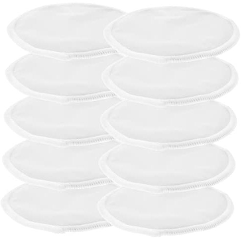 Angoily 10stücke Wiederverwendbare Stillpads Atmungsaktive Waschbare Brustpolster Für Mütter Hautfreundlich Und Bequem Für Alltag Beim Stillen