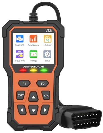 GUTIYYO OBD2 Code Reader Diagnostic Scanner - Car Diagnostic Reader Tool for All OBD II Protocol Cars/EOBD Protocols, Quick Fault Code Reading-Check Engine Light, I/M Readiness/ O2-Sensor/EVAP Test