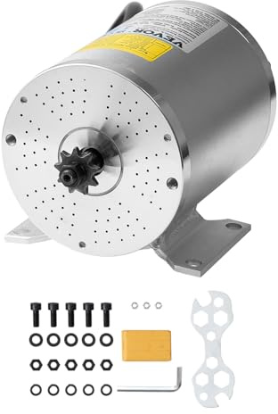 VEVOR 3000 W elektrischer bürstenloser Gleichstrommotor, Elektromotor, 72 V, 4900 U/min, Go-Kart-Elektromotor, elektrischer Dirtbike-Motor für E-Bike, Motorrad, Roller, Heimwerker
