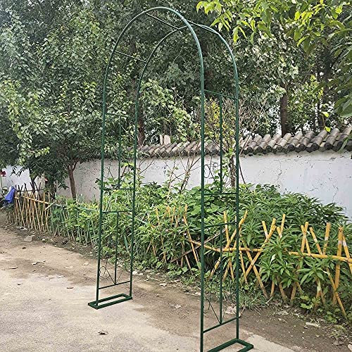Garden Arch - Wrought Iron Flower Support Trellis for Climbing Plants - Outdoor Gazebo Decor for Backyard Lawn - Durable & Elegant Garden Arches