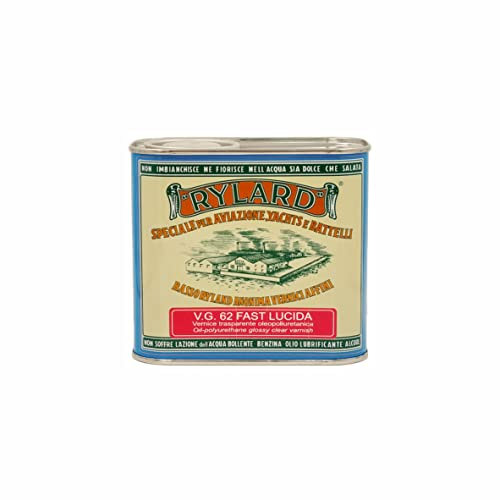 RYLARD VG 62 Fast Vernice trasparente oleopoliuretanica per legno, lucida, lattina da 500 ml.