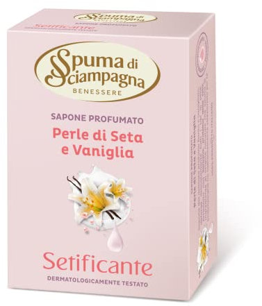 Spuma di Sciampagna Saponetta Profumata Rosa&Vaniglia 90 g