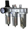 3 Stage, Heavy Duty Industrial Grade Filter Regulator COALESCING Desiccant Dryer System for Compressed AIR Lines, Metal Bowls, Great for Paint Spray and Plasma Cutter (1/2 NPT, AUTO Drain)