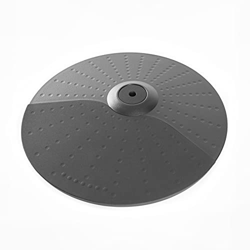 Fame FCP10B 10 Mono Cymbal Pad, E-Drum Becken Pad, Choke Funktion, Gummi Spielfläche, Inklusive Kabel, Ideal für Fame DD-6600, Geräuscharm, Realistischer Rebound