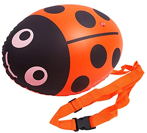 Namvo Bouée de Natation hautement Visible, Flotteur de remorquage sécurisé pour Les nageurs en Eau Libre Triathlètes Snorkeling Safe Swim Training Orange