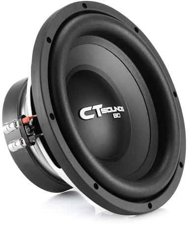 CT Sounds Bio 10” 800-Watt Dual 4-Ohm Car Subwoofer