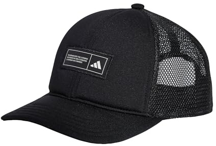 adidas Unisex Snapback Trucker Cap, Black, M-L