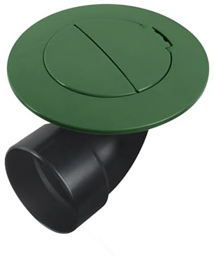 Pop-Up Drainage Emitter with Elbow for NDS 3-Inch Sewer and Drain Fittings Works with Drainage Systems Including Catch Basins and Channel Drains, (Black)