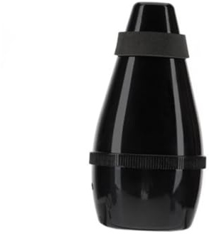 ABOOFAN Silenciador para Trompeta de Plástico Ligero Práctica Silenciosa Diseño Negro Fácil de Usar Compacto para Músicos y Estudiantes