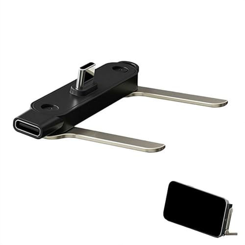 Cavo di ricarica invisibile per telefono, 240 W, tipo C, multi cavo di ricarica con supporto regolabile a 360°, adattatore staccabile 2 in 1 per gaming, scrivania da ufficio, auto, accessori da