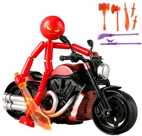 Generico Collectible Action Figures Set Con 7 Arms Set, Jointed Stop Motion Figures, Richiede Auto-assemblaggio, Stop Motion Figure, Full Body Mechanical Doll, Robot Mobile Multi-giunto (C#)