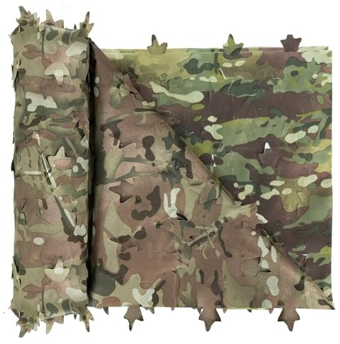 LOOGU Camo Netting, Camouflage Net Blinds Great for Sunshade Camping Shooting Hunting