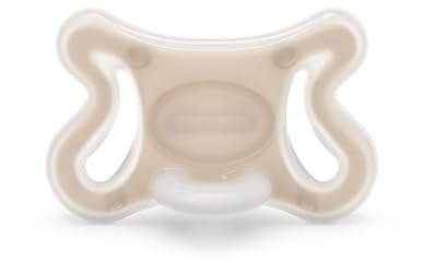 Suavinex, Zero Zero Pacifier with Symmetrical Nipple SX Pro, 0-6 months, Newborn Pacifier, Suitable for Breastfeeding Babies, Hypoallergenic, SkinFriendly Silicone, Light