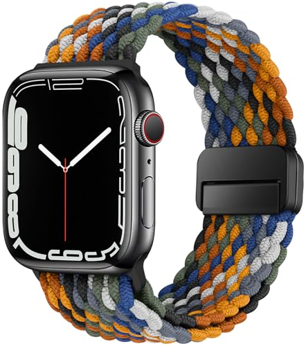 HITZEE Compatible con Correa Apple Watch 49/46/45/44/42/41/40/38mm, Correas Elástica con Cierre Magnético Diseñadas para Apple Watch Ultra 2 Serie 10 9 8 7 SE 6 5 4 3 (38/40/41/42, Camuflaje)