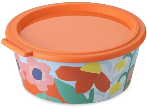 Koziol Bol avec couvercle Nora Box 1,3 l Blooms, multicolore