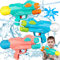POWZOO 3 Pcs Puissant Pistolet a Eau,250ml Water Gun Portée de 6-8m,Jouet d'extérieur pour Enfants,pour Garçons et Filles Cadeau pour Les Plein Air, Piscine, Plage.