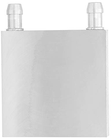 Holigie Aluminum Water Cooling Block High Performance CPU Liquid Cooler Waterblock Cooler for Computer CPU Industrial Inverter Drive Head Cooling Pure Aluminum 60mm 180mm