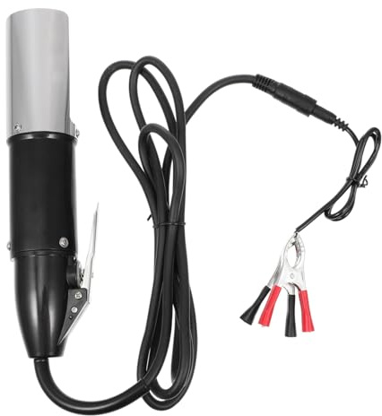 ROMISBABA Grattoir Électrique pour Écailles de Poisson Portable 1 Machine Accessoires Dc Acier Inoxydable Léger Usage Domestique et Professionnel