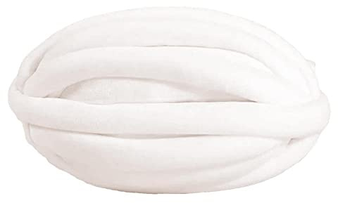 Handstickgarn, Super Chunky Knit Crochet Hand Knitting Yarn Multicolor DIY Blanket Pillow Animal Nest(Fairy white)
