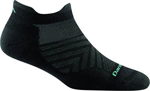 Darn Tough Run No Show Tab Ultra-Lightweight Running Sock Black - Dames
