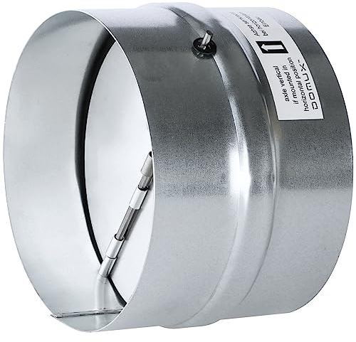 Backventil 125 mm - tyst montering - automatisk - galvaniserat stål av hög kvalitet - optimal tätning - gummitätning - perfekt köksfläktar, extraktor, torktumlare och VMC-DN125
