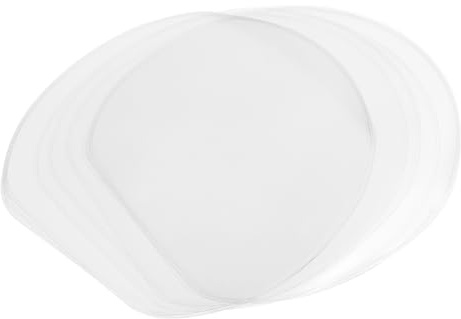 PATIKIL Película Protectora De Goma para Raqueta De Tenis De Mesa, 20 Paquetes De Película Adhesiva para Paleta De Ping Pong, Transparente