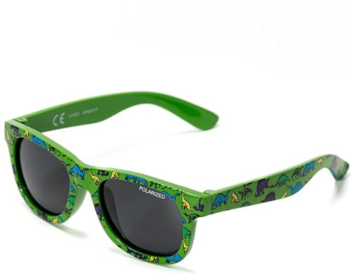 Kiddus Baby Sunglasses girl & boy from 8 months. Polarized UV400 Protection CAT 4. BPA Free, Flexible legs. Designed in Barcelona