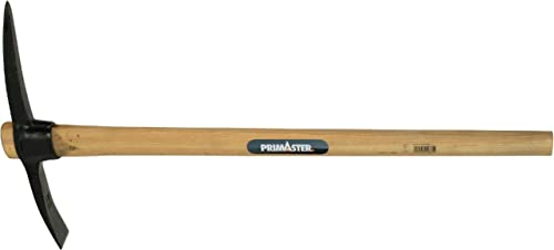 Primaster Kreuzhacke Spitzhacke Pickel Holzstiel Flachhacke 2,5kg