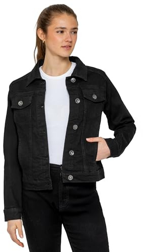 989Zé ENZO Womens Designer Denim Jacket Ladies Stretch Casual Button Up Western Classic Jeans Coat