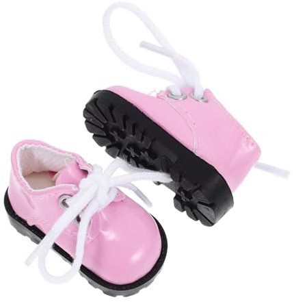 Sosoport Miniatur-puppenschuhe Aus Haltbarem Material Glatte Kanten Dekorative Schuhe Für Puppenkostüm Puppenhaus-zubehör DIY-kostüm-Accessoires Schöne Mini-Schuh-verzierung