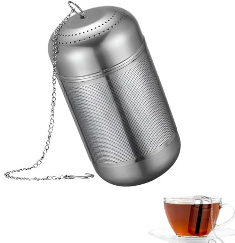 Passoire à thé pour thé en vrac, infuseur à thé pour thé en vrac, en acier inoxydable 304, passoire à thé pour théière, passoire à thé avec crochet de chaîne, passoire à épices, passoire à thé en
