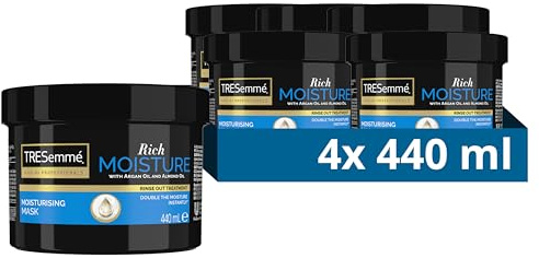 Tresemmé Hidratación Profunda Mascarilla Hidratante, para el doble de hidratación instantánea* 4 x 440 ml